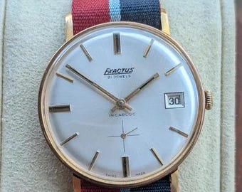 Stunning 1960s Exactus 21 jewels works great