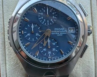 Vintage Pulsar by Seiko Wired chronograph Early 2000s