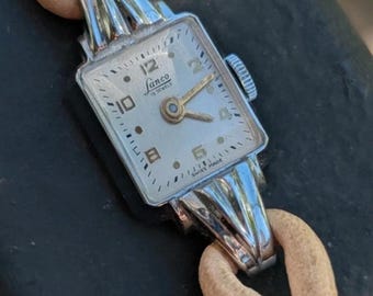 New Old Stock 1930s ArtDeco ladies watch by Lanco