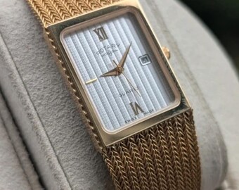 Stunning Unworn Rotary Gold tone New Battery