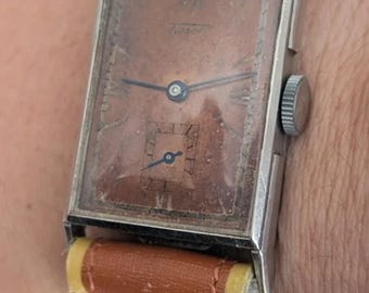 1930s Tissot Tank Tropical dial Working