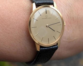 Impresionante Universal Geneve cal.42 Slim para hombre