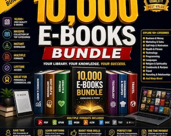 10,000 E-Books Bundle, Business, Self Help, Finance, Programming (PDF, EPUB, MOBI)