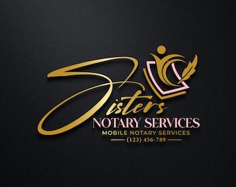 Projekt logo notariusza | Logo notariusza z własnym podpisem | Nowoczesny branding notariusza | Profesjonalne logo notariusza