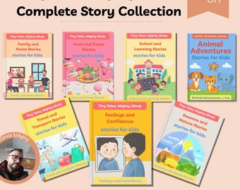 Megapaquete de cuentos infantiles / Más de 70 cuentos cortos imprimibles (PDF)
