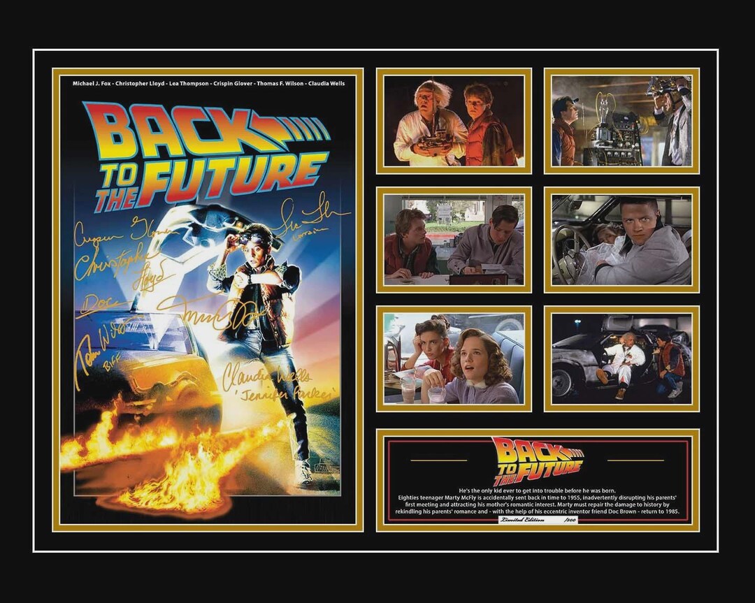 Terrific Back To The Future Memorabilia Photosnull