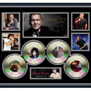 Jimmy Barnes Cold Chisel Signed Framed Memorabilia