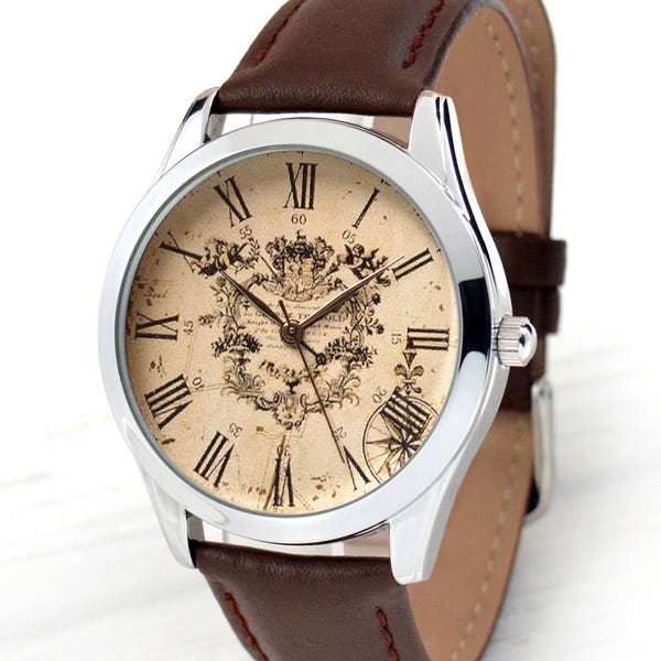 Vintage Style Watch | Mens Watch | Women Watches | Gift for Women | Gift for Mom | Birthday Present | Gift for Husband | FREE SHIPPING