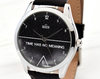 Time Has No Meaning Watch | Cool Gifts For Men | Mens Watch | Women Watches | Birthday Gift for Him | Unique Gifts for Women | Free Shipping