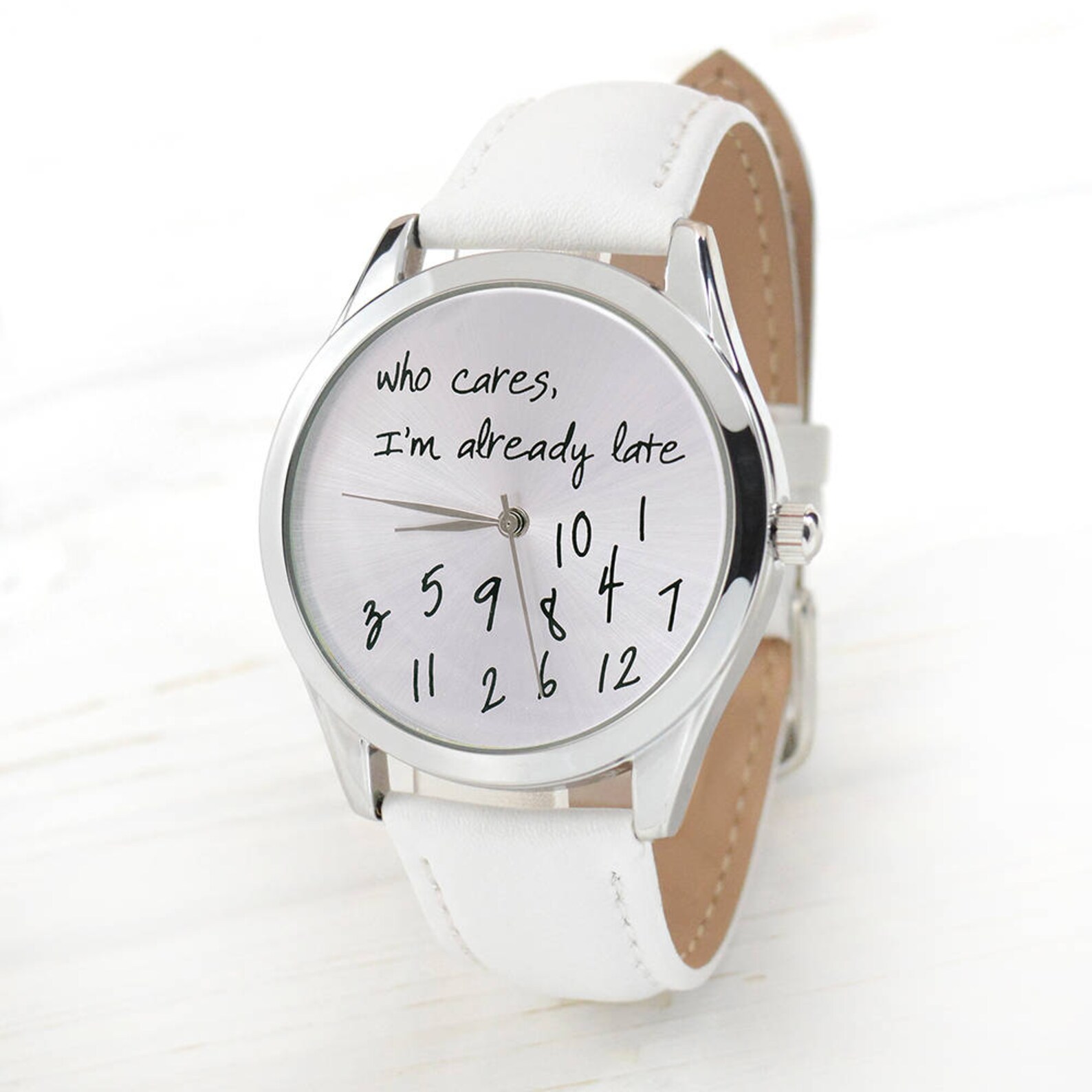 who cares i'm already late