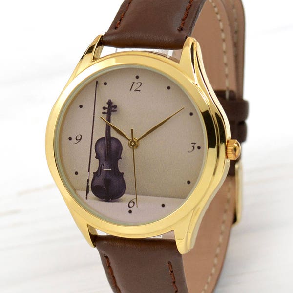 Music Gifts | Gift For Her | Violin Women Watch | For Musician | Music Teacher Gift | Music Lover Gift | Mother's Day Gift | FREE SHIPPING