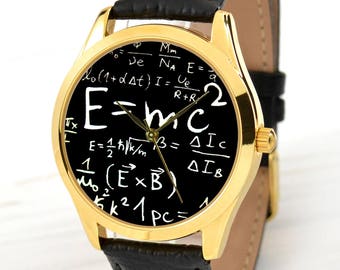 BLACK Relativity Watch | Graduation Gift | PREMIUM Gift For Him | Math Teacher Gift | Mens Watch | EXLUSIVE Watch For Women | Free Shipping