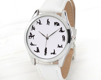 Kamasutra watch - Sexy Gift - Unique Gift For Her - Watch for Creative People - FREE SHIPPING