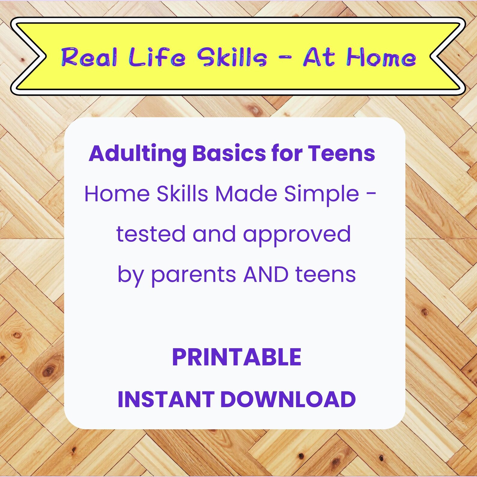 Teen Home Skills Checklist – Adulting Guide, Adhd-friendly (printable ...