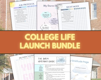 College Dorm Launch Bundle | Student Life & Dormmate Harmony Guide | Freshman Survival Kit