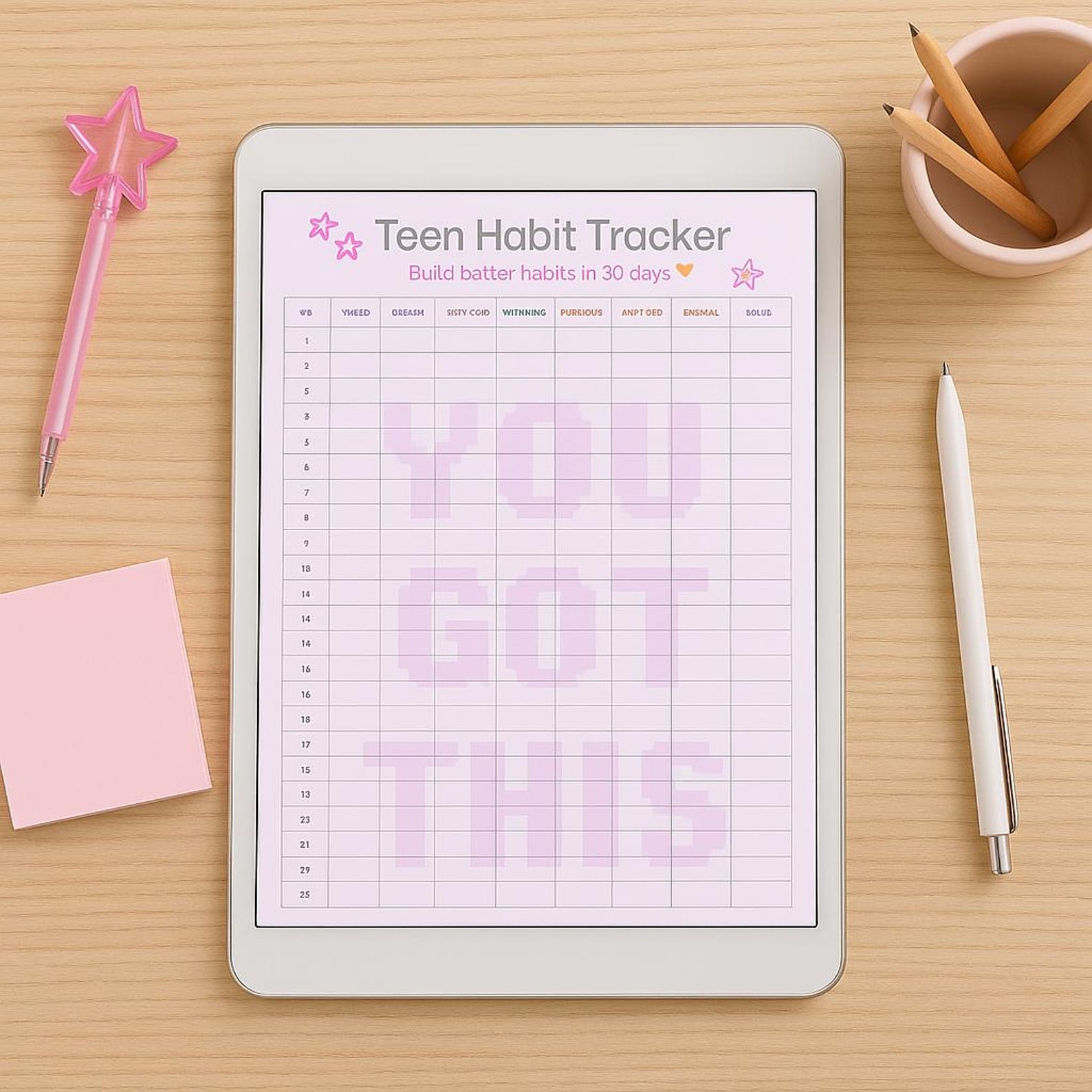 ADHD Teen Routine Bundle Printable | Routines, Habit Tracker, Gratitude ...
