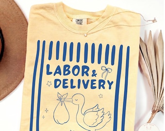 Comfort Colors Labor and Delivery Nurse Shirt, L&D Nurse Shirt, Labor Nurse Sweater, Nurse Graduation Gift, Nurse Student, L and D nurse Tee
