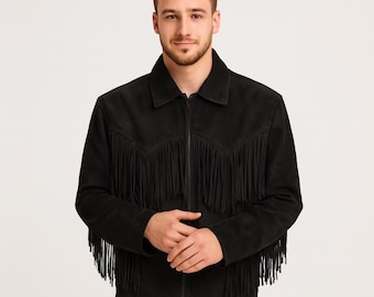 Herrjacka i mocka med fransar – cowboystil