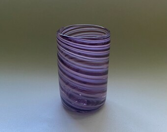 Shot Glass - Pink Purple Stripe 2 :DISASTER RELIEF