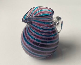 Small Pitcher - Purple Blue Stripe :DISASTER RELIEF