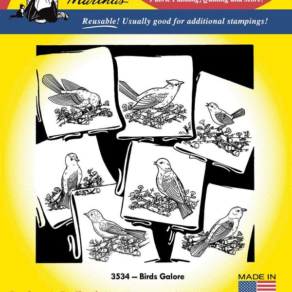 Oiseaux à gogo # 3534 de tante Marthe