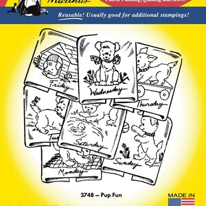 Aunt Martha&#39;s #3748 Pup Fun