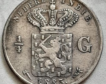 オランダ領東インド 1942S 1/10 グルデン硬貨、720 銀貨、オランダ領東