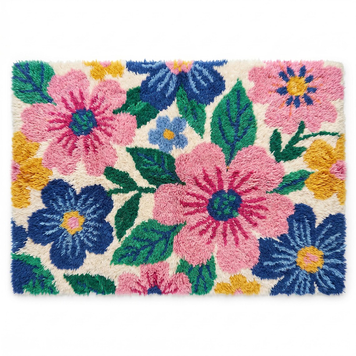 Maximalist Garden — hand tufted rug by Ansari Rugs