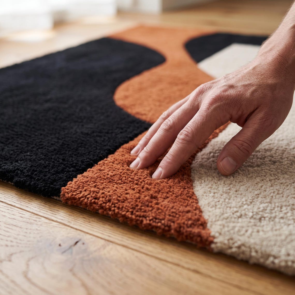 Ember & Ink — hand tufted rug by Ansari Rugs