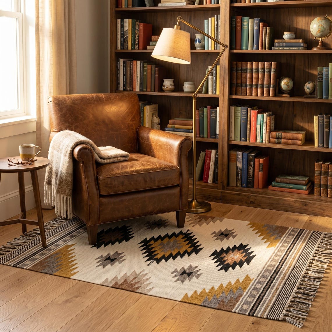 Canyon Kilim — flatweave durrie rug by Ansari Rugs