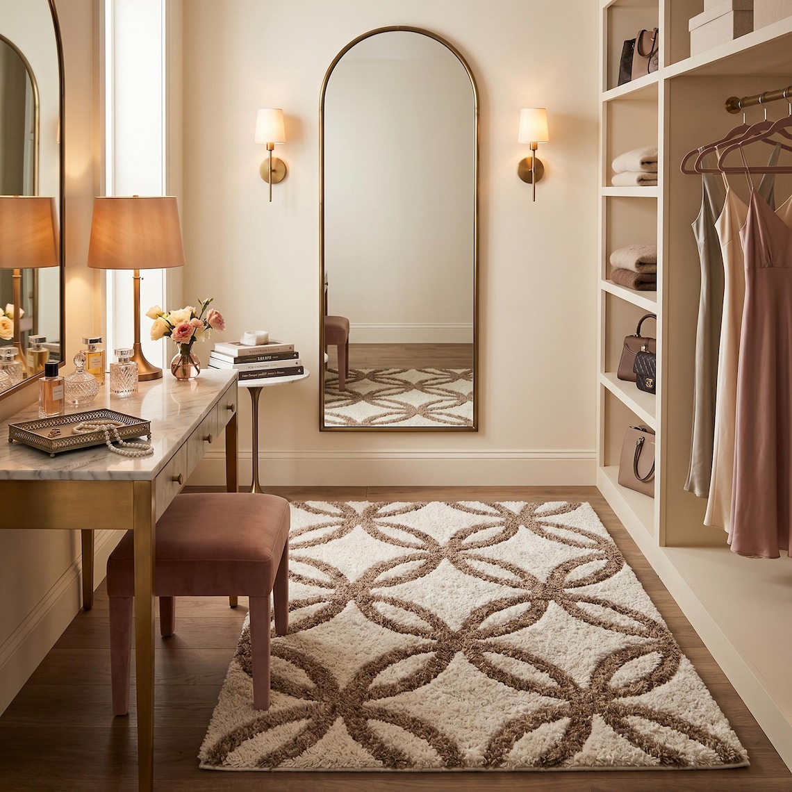 Circle Shag — hand tufted rug by Ansari Rugs