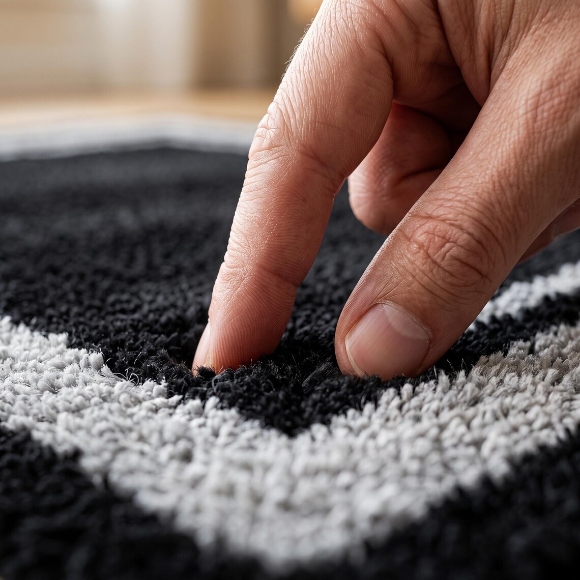 Graphite Frame — hand tufted rug by Ansari Rugs