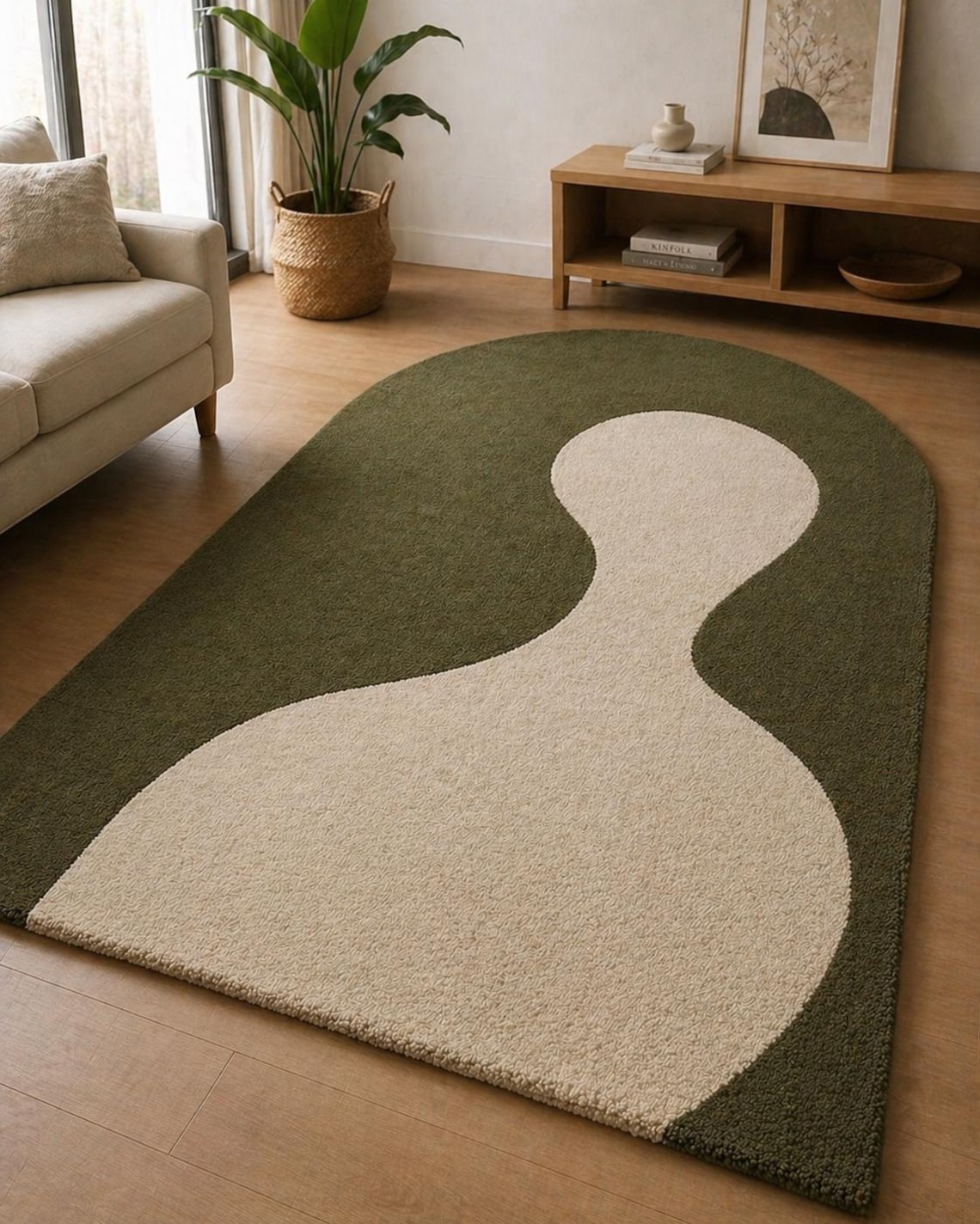 Ribbed Arch — hand tufted rug by Ansari Rugs