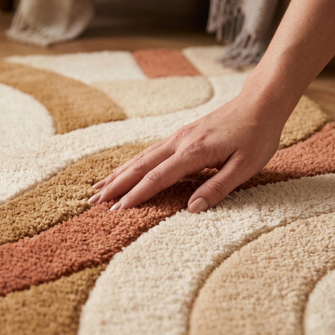 Retro Arches — hand tufted rug by Ansari Rugs