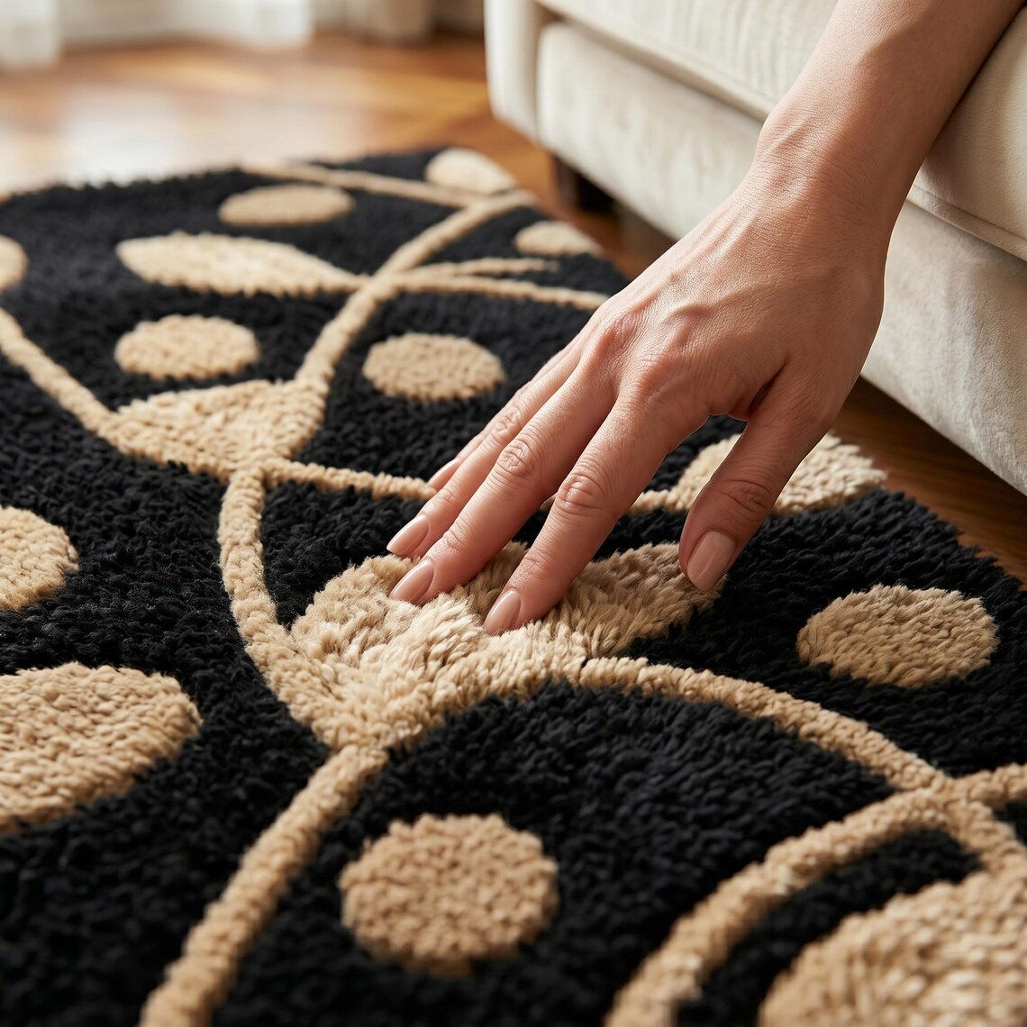 Night Garden — hand tufted rug by Ansari Rugs