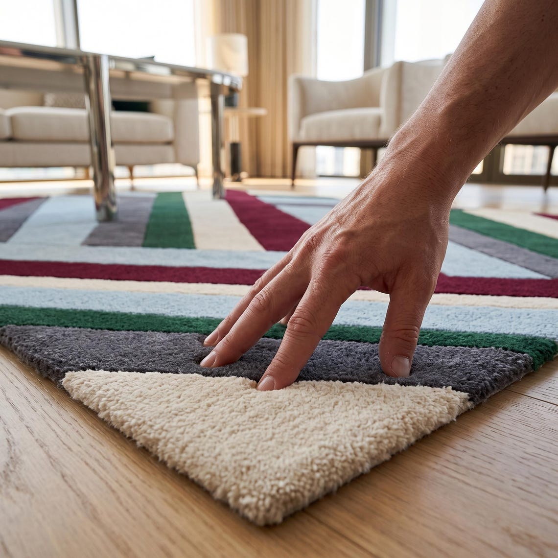 Prism — hand tufted rug by Ansari Rugs
