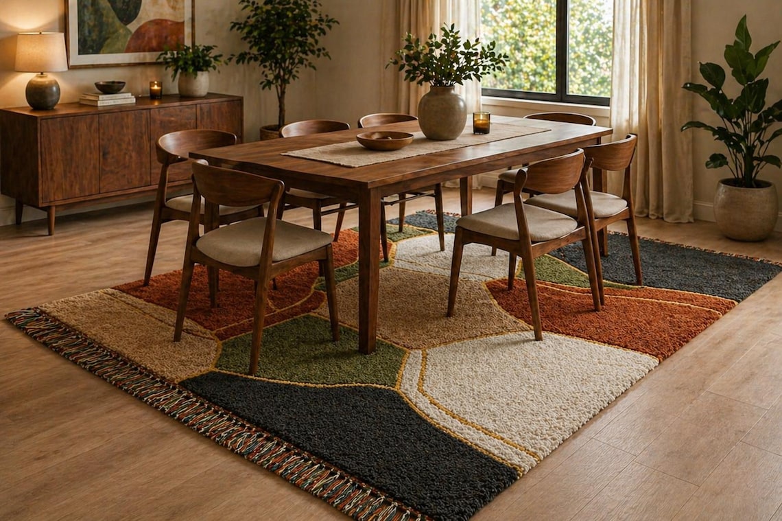 The Desert Bloom — hand tufted rug by Ansari Rugs