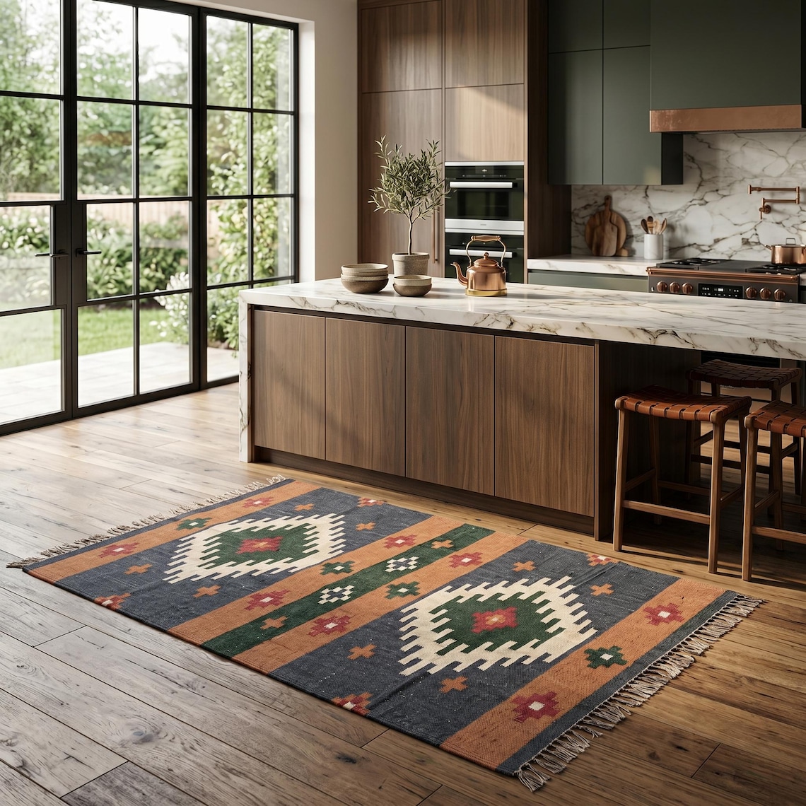 Mesa Kilim — flatweave durrie rug by Ansari Rugs