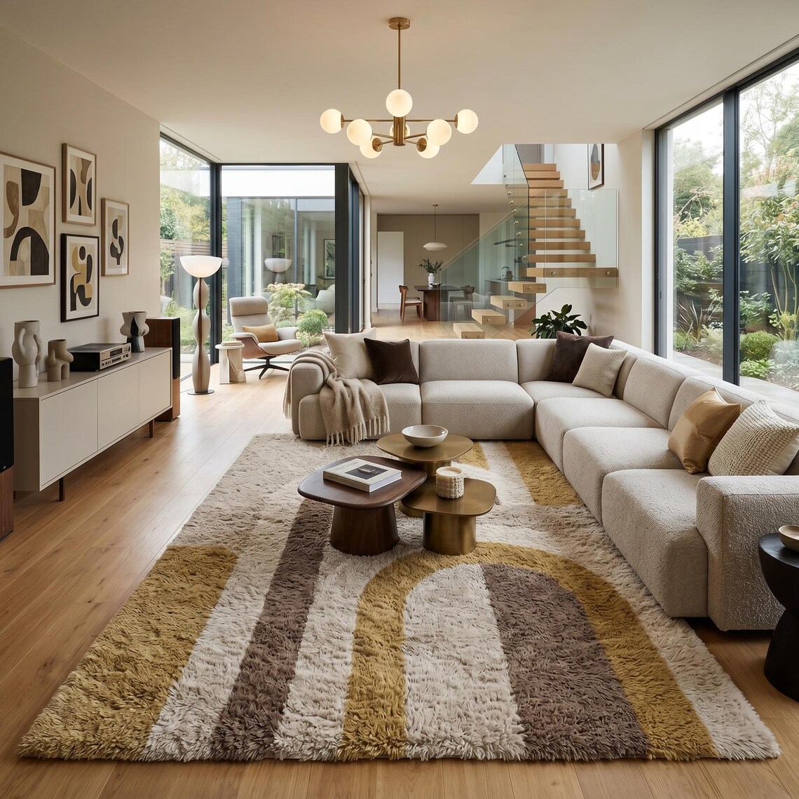 Arch Shag — hand tufted rug by Ansari Rugs