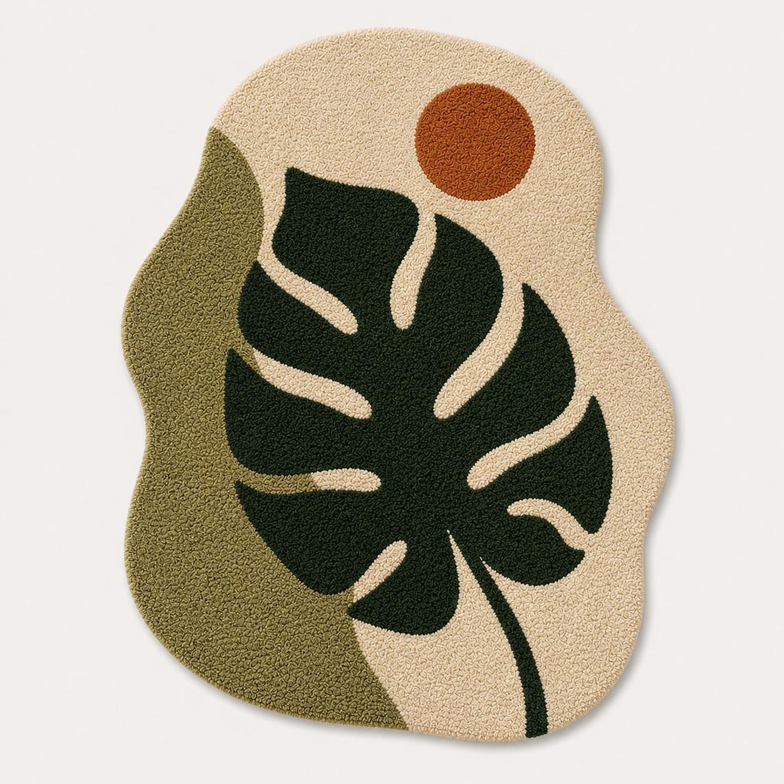 Monstera — hand tufted rug by Ansari Rugs