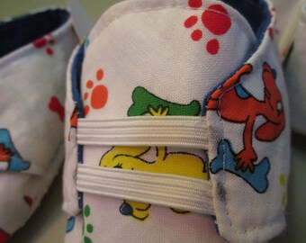 infants dog print sneakers