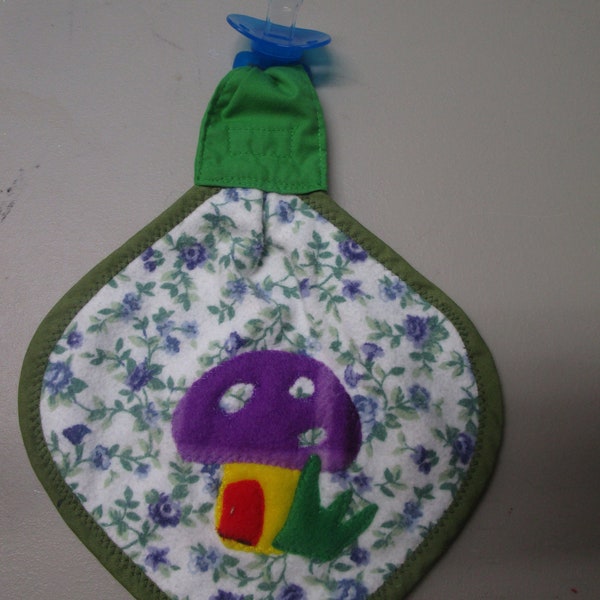 Fairy/gnome house pacifier holder/ binky blanket