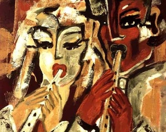 Jacqueline Ditt - &quot;Clarinets&quot; print after a painting