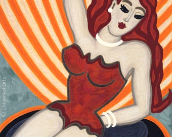 Jacqueline Ditt - "Bombshell" print after a painting