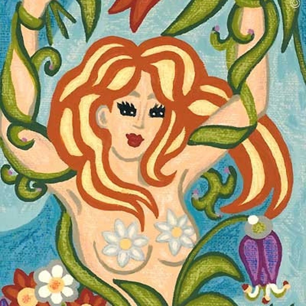 Jacqueline Ditt - "Tempting Goddess of Spring" - ARTcard