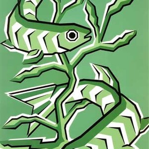 Jacqueline Ditt - "Pisces" originale grafica ARTcard