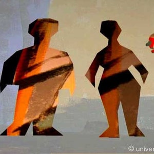 Mario Strack - graphique originale « Société 3 » Artcard