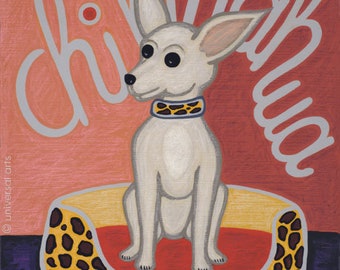 Jacqueline Ditt - "The Chihuahua Dog" (Der Chihuahua Hund) ARTcard