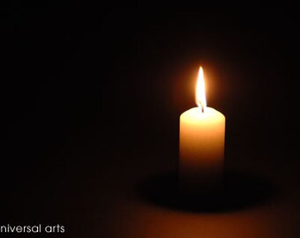 Mario Strack - &quot;Candlelight&quot; original photo Artcard