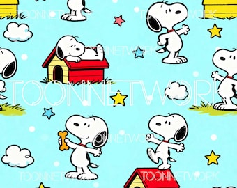 PNG + nog 2 | Naadloos patroon | Snoopy Cartoon Dreamy | COMMERCIEEL GEBRUIK